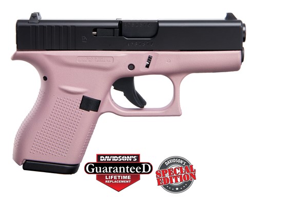 Handguns Apollo Custom|Glock 42 380AUTO GLK 42 380 6RD PINK BLK